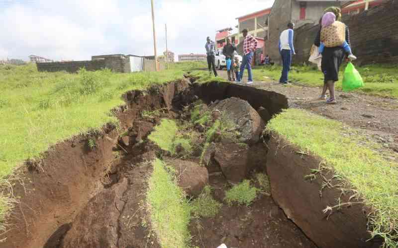 Guide Kenyans as more Earth fissures open up