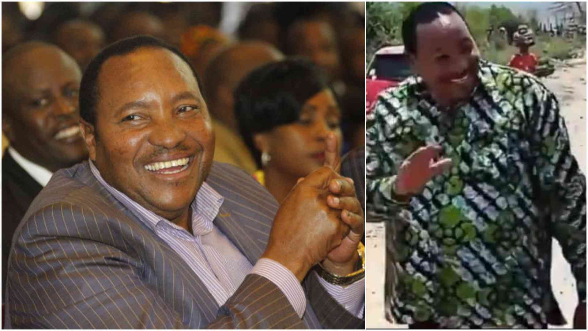 Huyu hi ametoka jela juzi?' Kenyans react as Waititu appears at Safari Rally in Naivasha