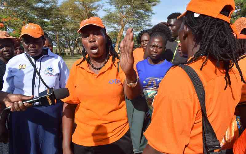 Homa Bay Governor Wanga Interior PS Omollo rivalry sparks protests across four counties