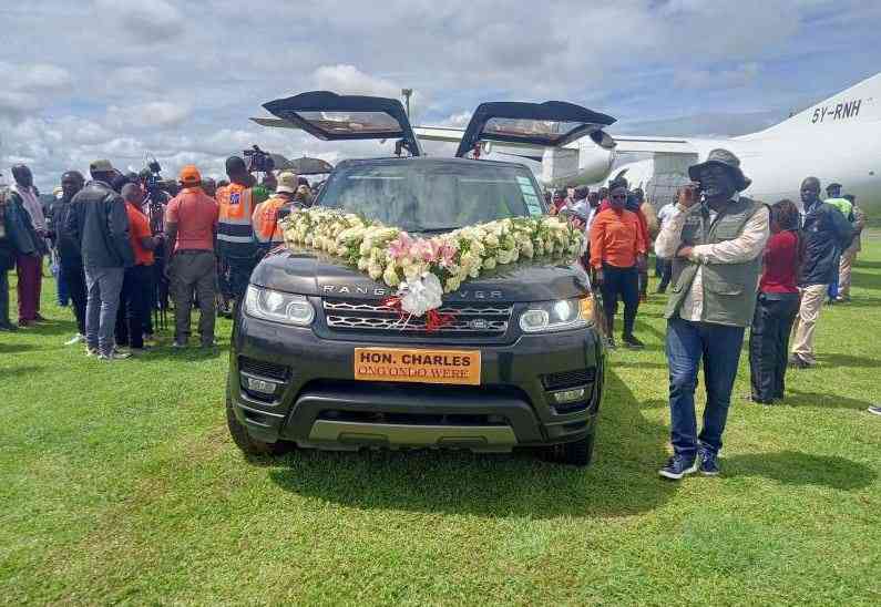 Heroic send-off as the body of slain Kasipul MP is transported home
