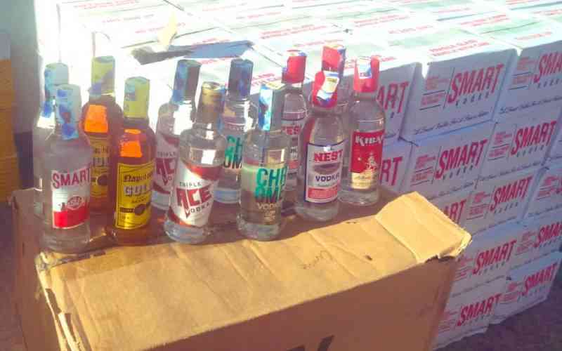 Police arrest two in possession of counterfeit alcoholic drinks