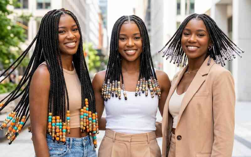 Beaded braids are back and taking over in style