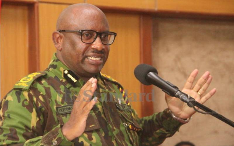Police commission, Koome fight to control recruitment millions