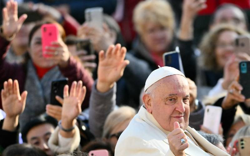 Pope battling pneumonia shows new improvement, Vatican says