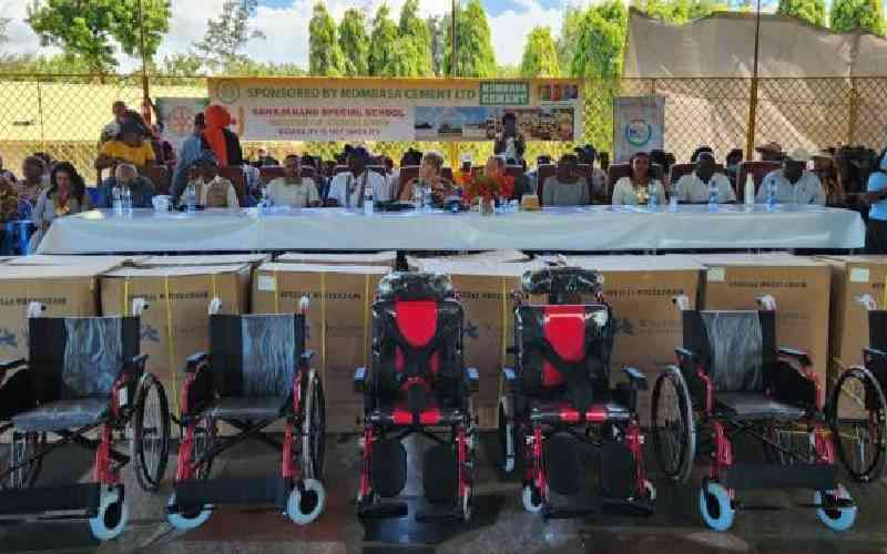 Rotary donates Sh1 million wheelchairs to special school