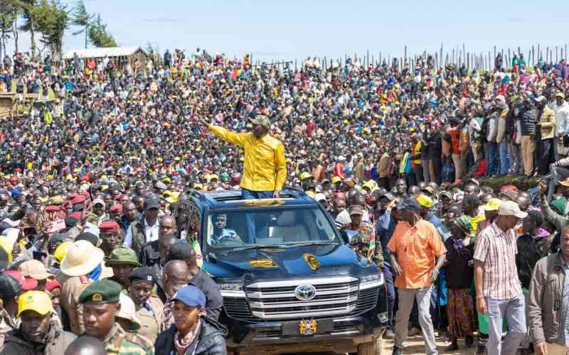 Ruto hits out at opposition, defends bottom-up agenda