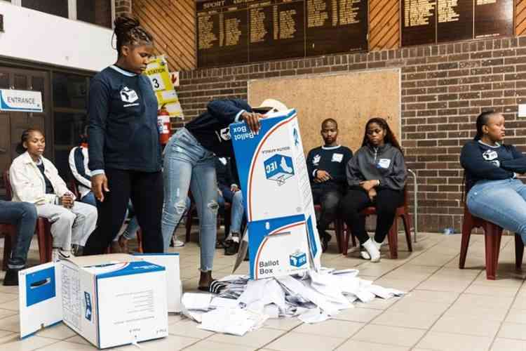 South Africa counts votes with ANC majority on the line