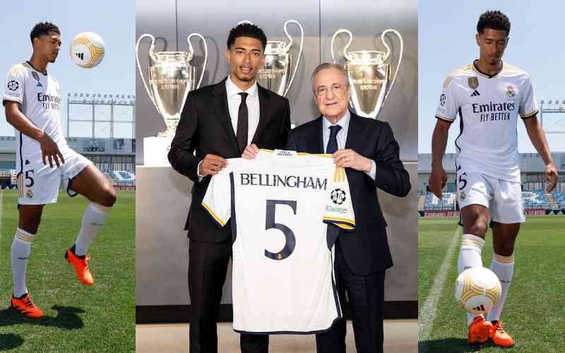 Jude Bellingham paying 'homage' to Zidane with Madrid No. 5 shirt