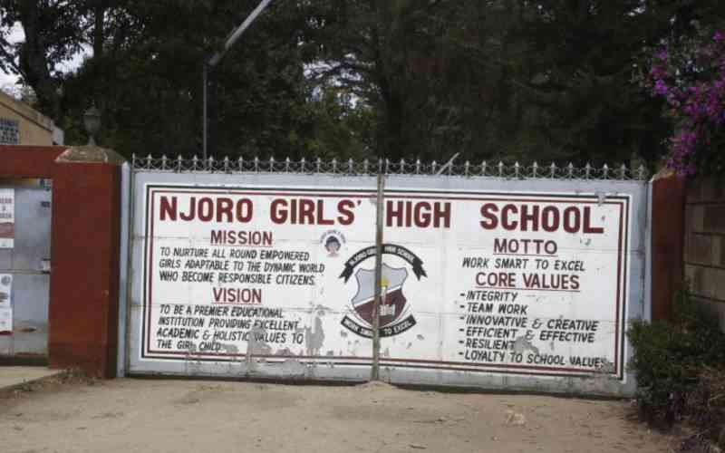 Grief at Njoro Girls after Form Four student dies mysteriously