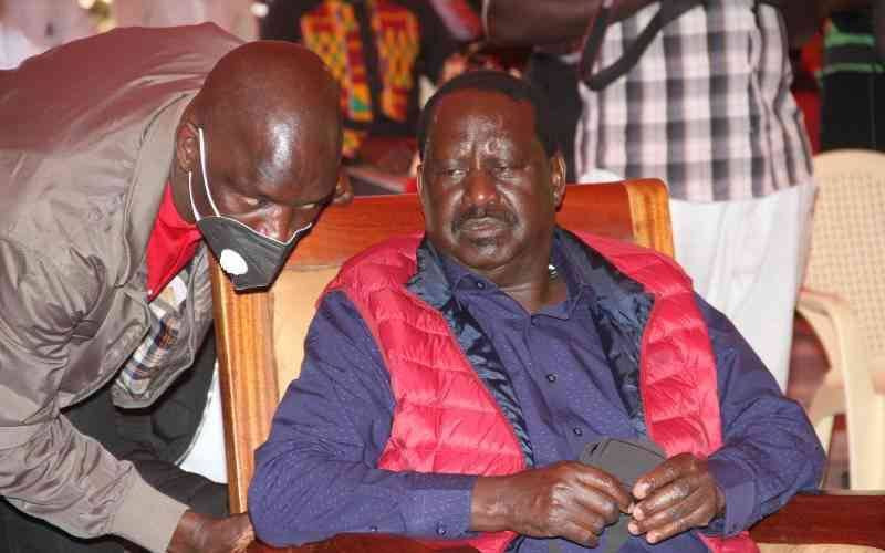 Raila Odinga's bodyguard freed, Etale says