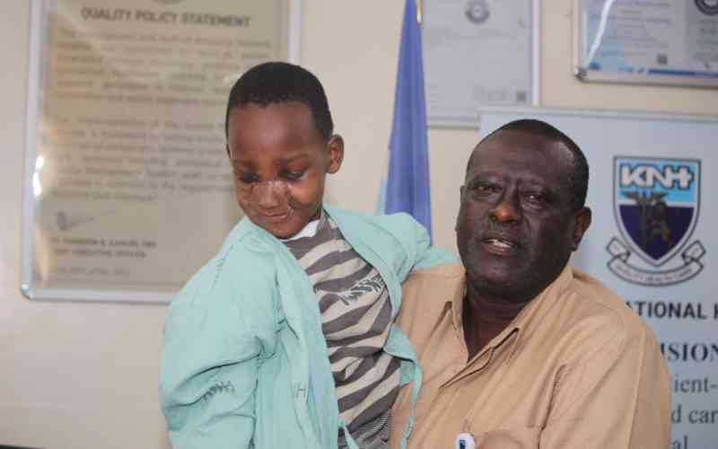 KNH doctors perform complex facial reconstruction surgery