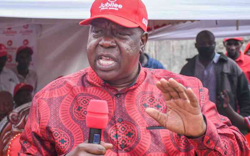 Matiang'i accuses Ruto of using violence as a political tool