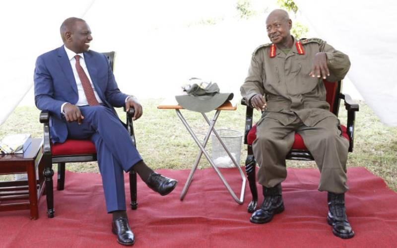 Ruto congratulates Museveni for 'decisive victory' in polls
