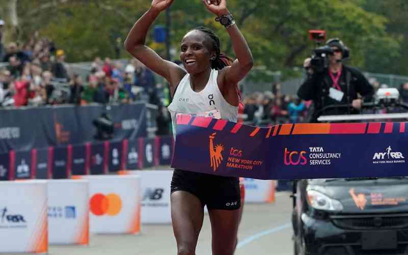 Hellen Obiri is the 2023 New York Marathon champion