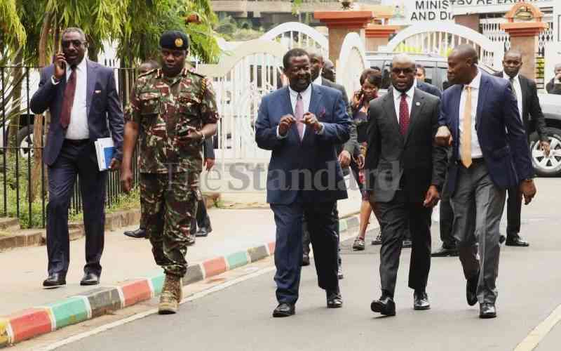 Mudavadi assures nation of tight security during Christmas season