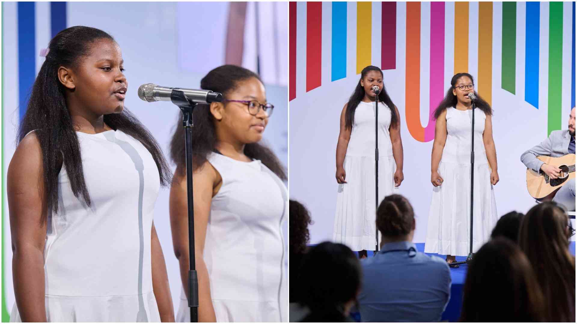 South Africa's Vikky, Pippa Munyoro champion climate action through 'All for One' song at Hamburg conference