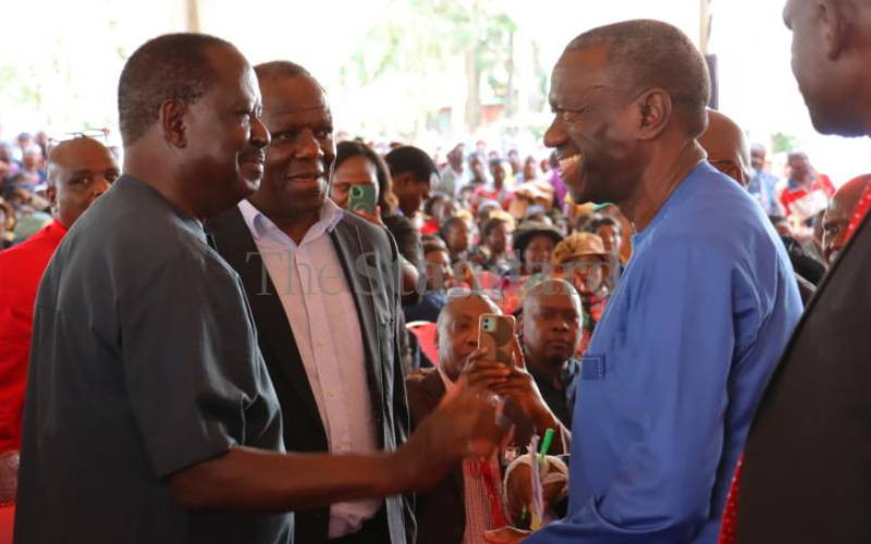Raila alleges scheme by Ruto's regime to frustrate devolution
