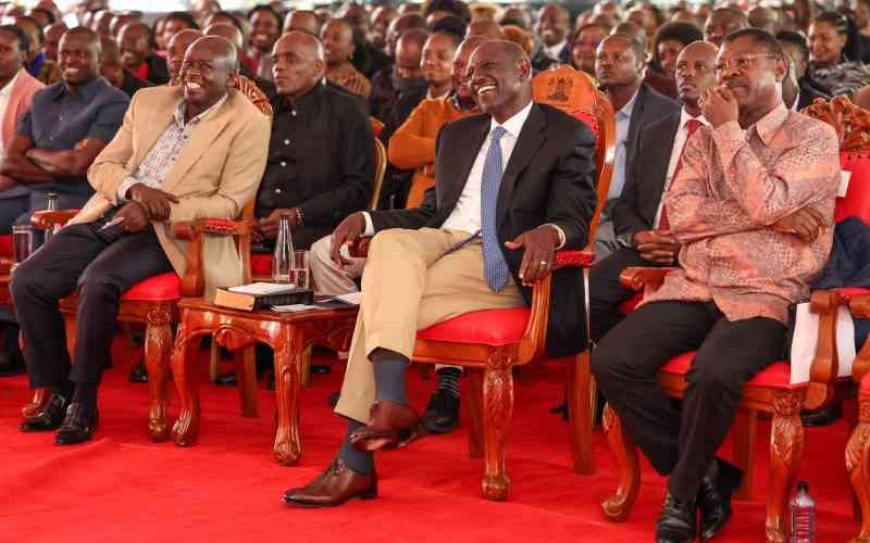 Ignore detractors and focus on economic recovery, Wetangula tells Ruto
