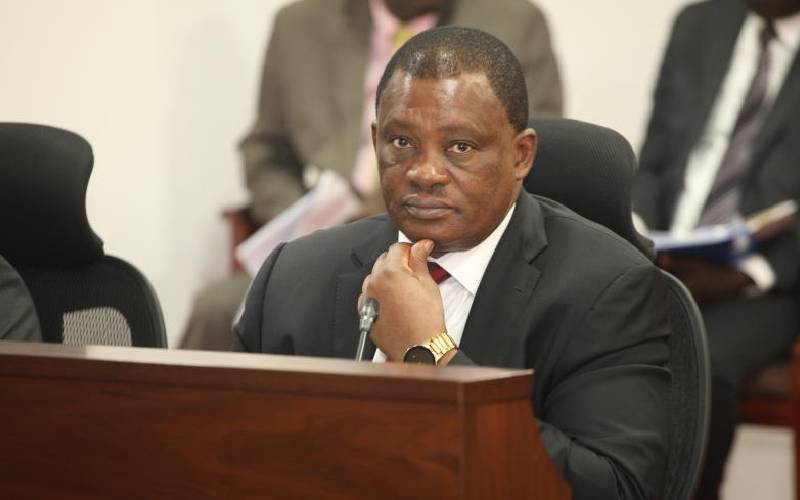 I've no regrets if I'm sacked, says CS Muturi