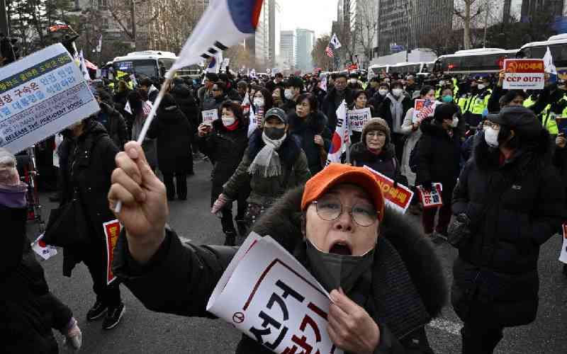 S. Korea's impeached president attends court to fight detention extension