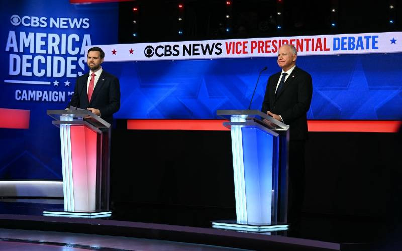 US VP rivals defend Trump and Harris in polite debate