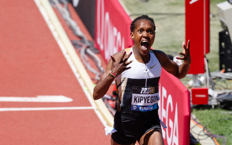 Faith Kipyegon says record-breaking feat aims to inspire young women