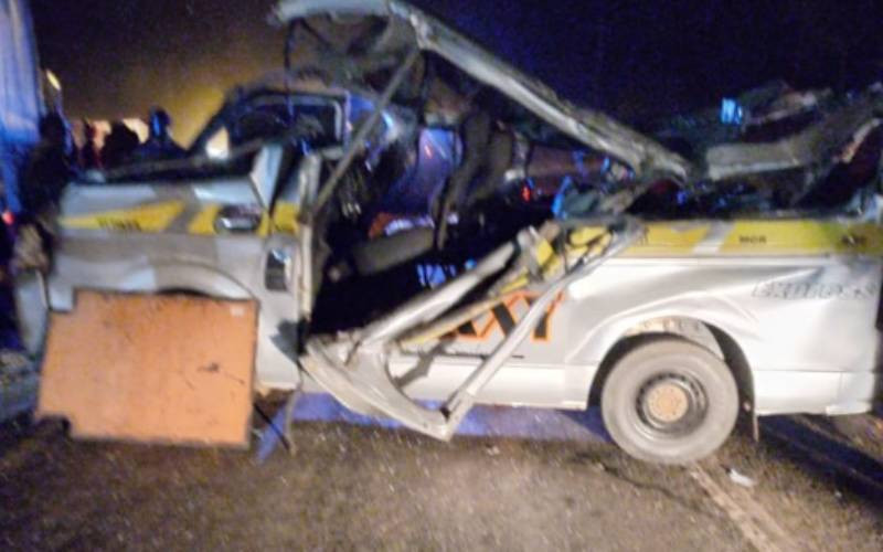 Three killed in Mulot accident involving Galaxy matatu and lorry