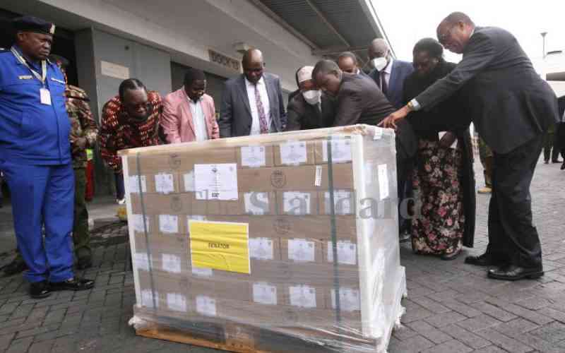 IEBC receives first batch of ballot papers, presidential will be last