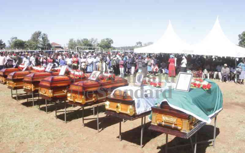Tears at requiem for 11 Migori accident victims