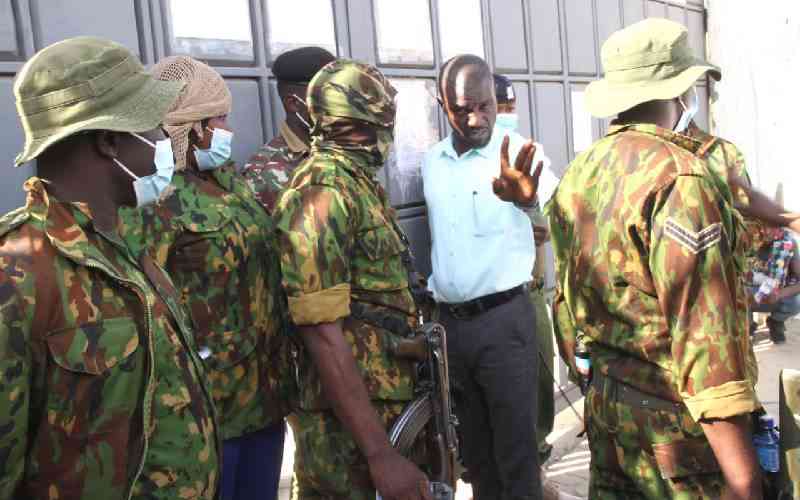 PHOTOS: Drama as union officials storm Athi River textile firm over sacked workers