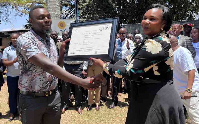 Kenyan coffee farm earns regenerative agriculture certification
