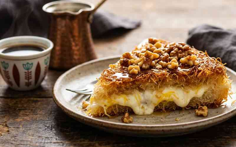 Easy recipe: Walnuts cheesy kunafa