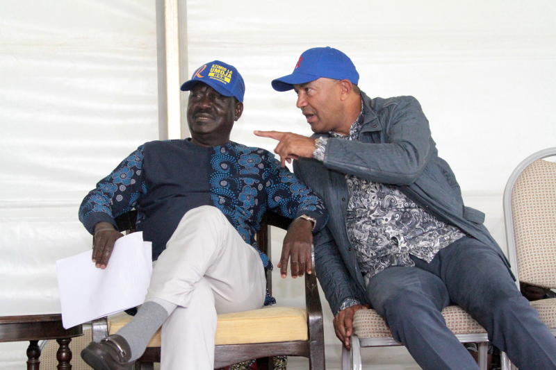 Jubilee leaders plead with Raila to pick Peter Kenneth as running mate