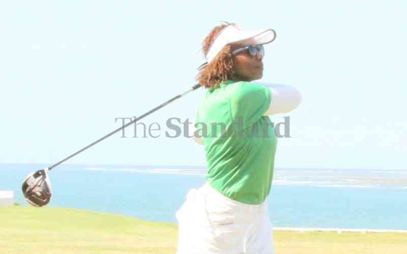 Golfers parade for Lady Captain Mbandi's meet