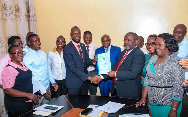 Kakamega clinical officers sign CBA, end three-month strike
