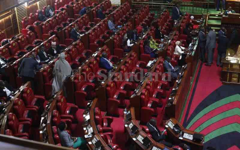 MPs disrupt sitting over NG-CDF cash