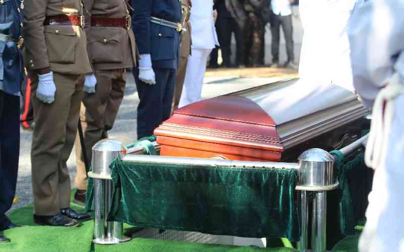 Raila Odinga buried as military honours him with 17-gun salute