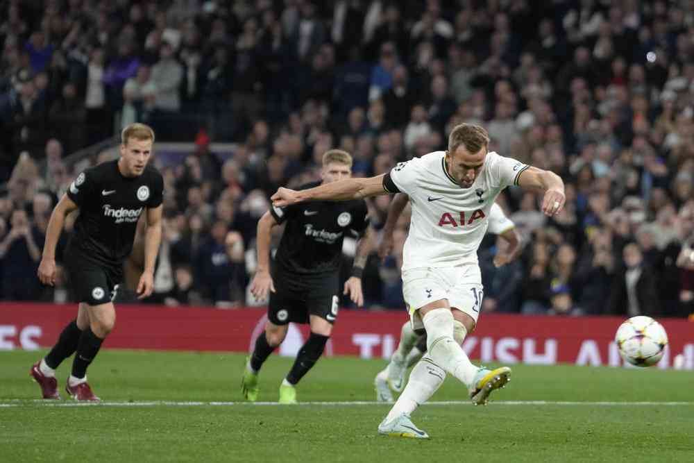 Son scores twice as Tottenham beat Eintracht Frankfurt 3-2 in the Champions League