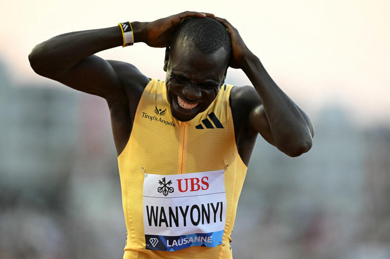 Olympic champ Wanyonyi threatens Rudisha's record