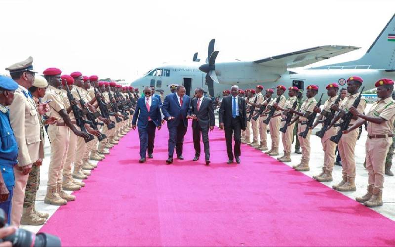President Uhuru attends Somalia president's inauguration