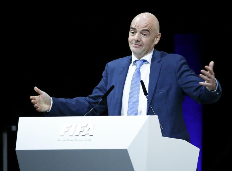 FIFA president Gianni Infantino re-elected by acclaim