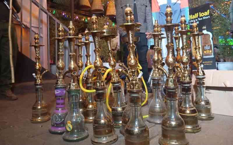 NACADA raids another lounge in crackdown on shisha trade