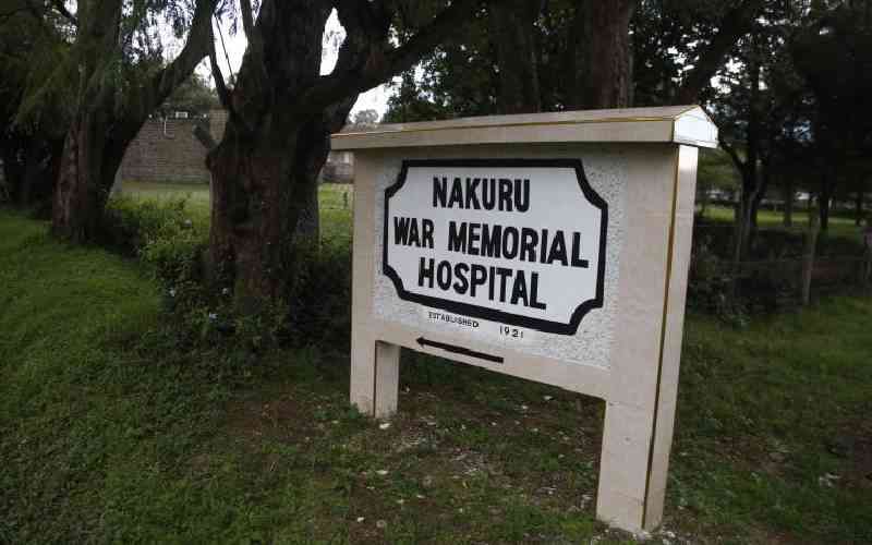 Nakuru War Memorial Hospital opens as Karanja warns county won't win