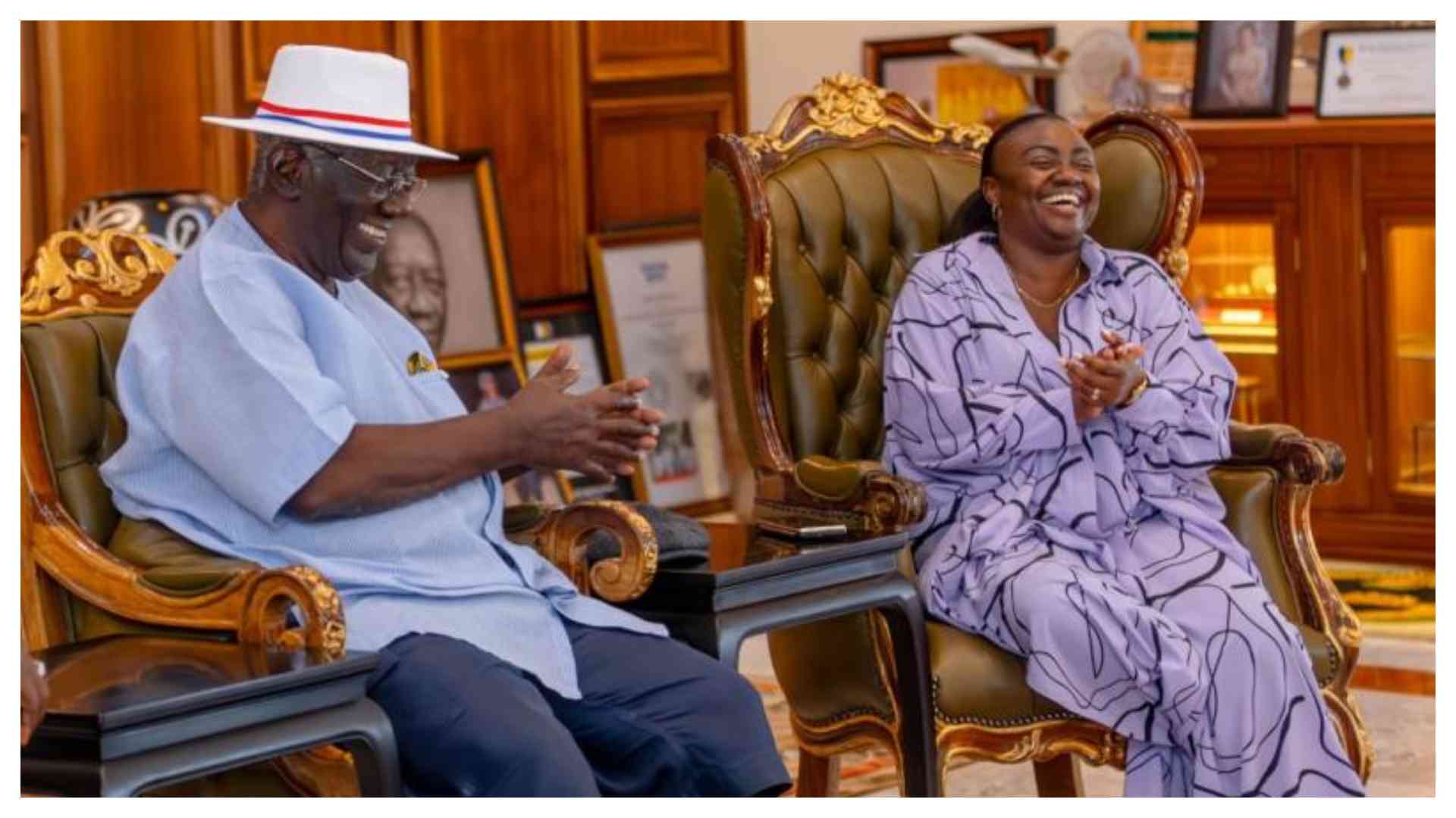 Senator Gloria Orwoba confirms love affair with 86-yr-old former Ghanaian President John Kufuor