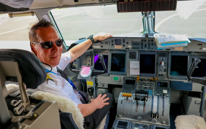 Jeff Dusang: JKIA water salute marks final landing for veteran pilot's 49-year career