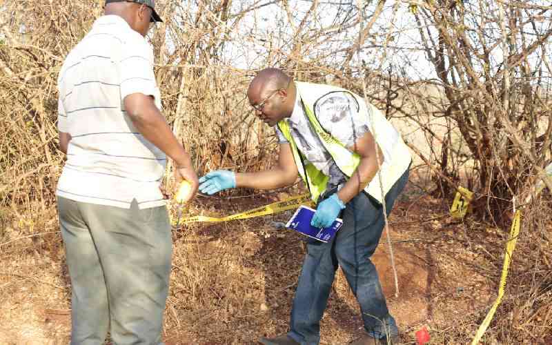 DCI detectives reconstruct Standard Editor's abduction scene days later