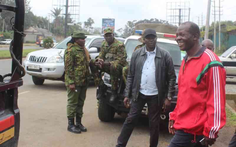 Opposition condemn police role in Tuju property dispute