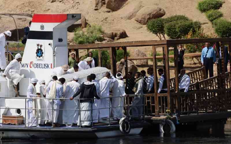 The Aga Khan IV was laid to rest on Sunday at a private ceremony in Aswan, Egypt