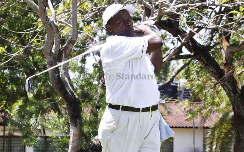 Coast Tea broker Kimanga battles 173 golfers to lead at Nyali