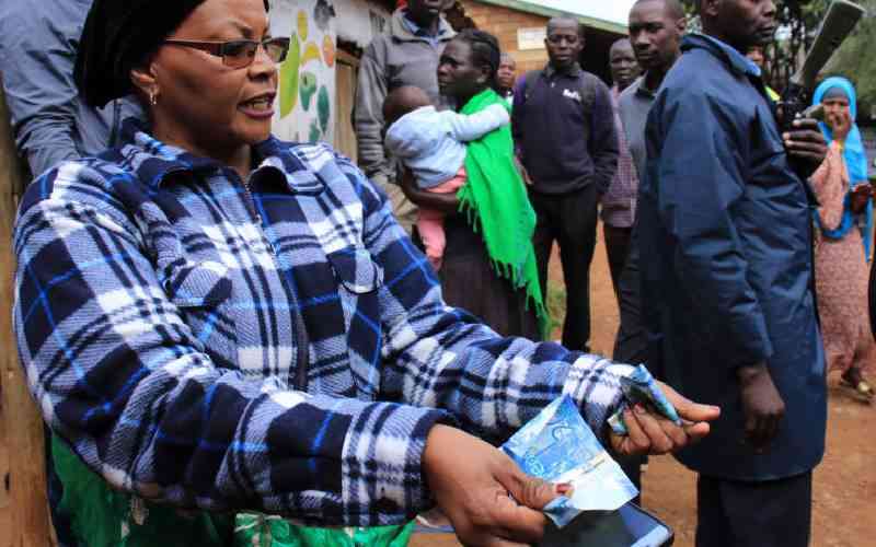 You don't empower people with Sh200, salivating at their votes